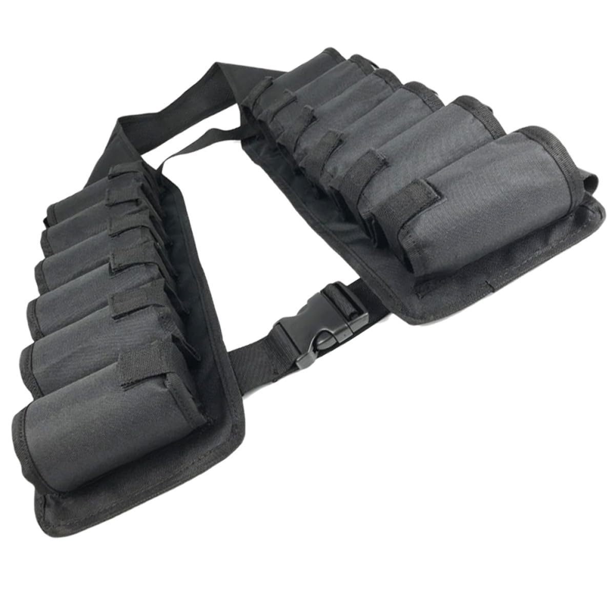 Toddmomy Ceinture Porte-bière Épaisseur Confortable et Scratch-Proof en Toile Noire 12 Longueur Ajustable pour Camping et Voyage