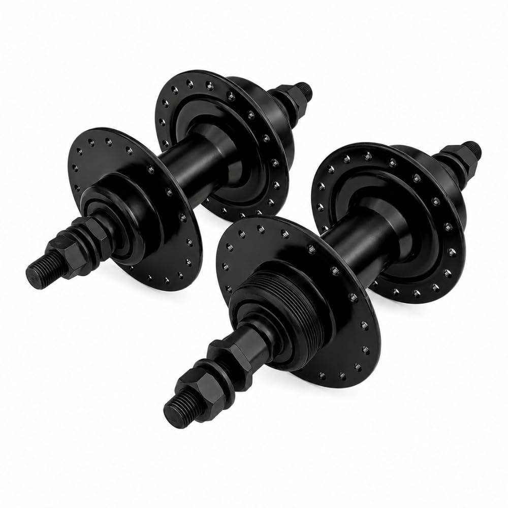 Front & Rear Mega Disc Hub Black Multi-Speed Bicycle Hub 36 Hole-image-9