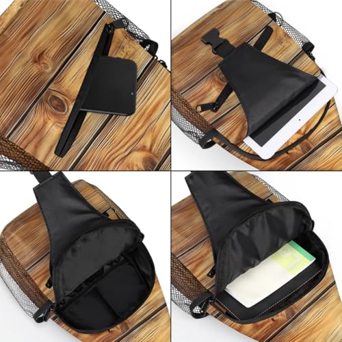 Bolso Sling para hombre y mujer, crossbody unisex miniatura 5