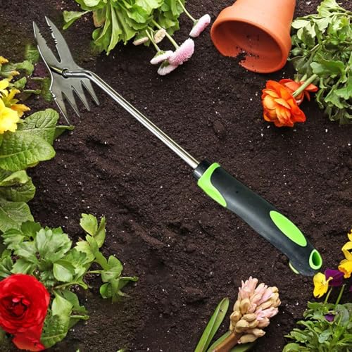 Azadón manual para plantas y malezas jardín 37 cm miniatura 4