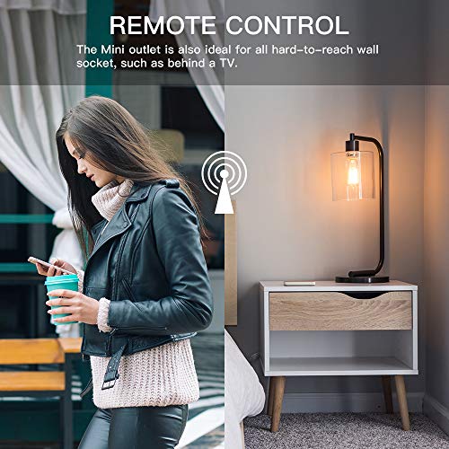 Smart Plug Alexa Plugs, Aoycocr Smart Socket WiFi Plug Works with Amazon Alexa (Echo & Echo Dot), Google Home, APP Remote Voice Control Wireless WiFi Switch Timer Plug, 2.4Ghz WiFi Only, 13A, 4Pack - Image 4
