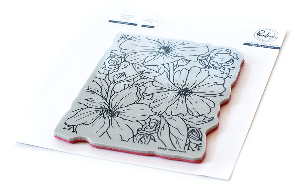 Pinkfresh StudioPINKFRESH Stamp A2 FLRL, Floral Focus