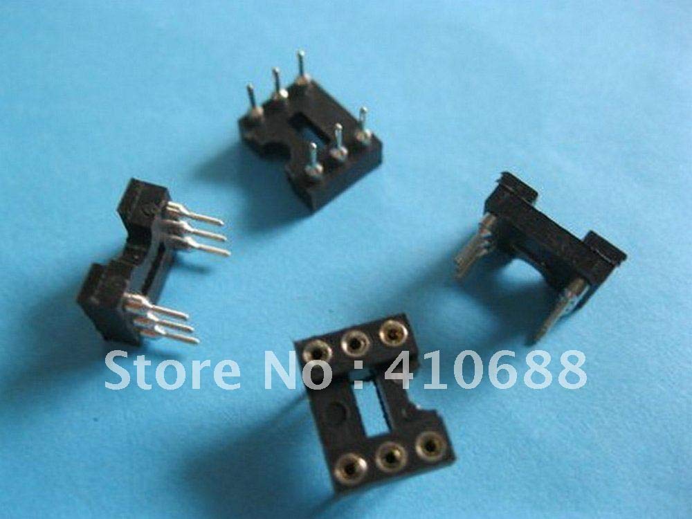 Wiring Connecting Terminals - 800 Pcs IC Socket Adapter Round 6 Pin headers & (IC) Sockets Pitch 2.54mm X=7.62mm