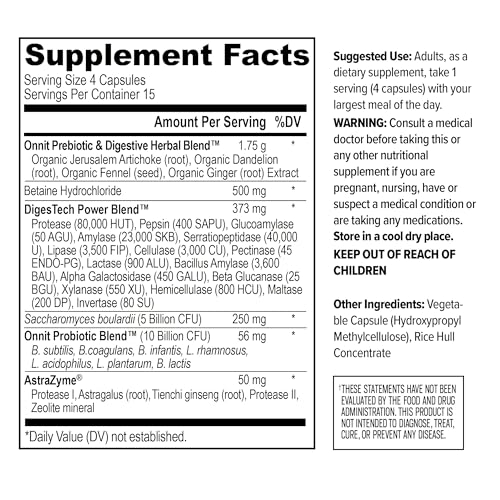 image for ONNIT Total Gut Health Daily Digestive Support, IGEN™ Non-GMO Tested