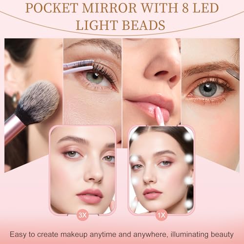 Compact Mirror with Light - Image 2
