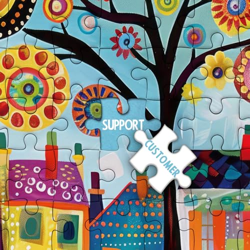Tree of Life Puzzles for Adults 1000 Pieces, Colorful Jigsaw Puzzle, Art Puzzles as Home Decor by IdeaBazar - Image 7