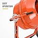 3/4HP Electric Concrete Cement Mixer 4.2 Cu Ft, 550W Mortar Mixing Stucco Seeds Portable Barrow Machine1
