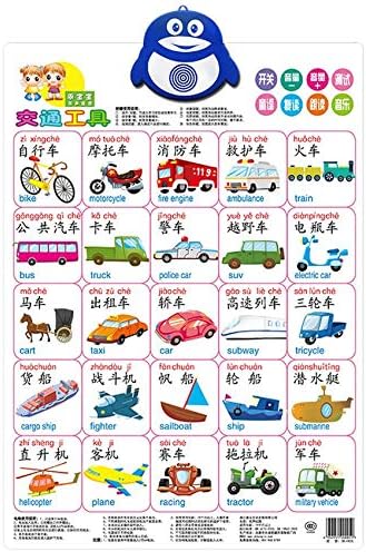 Amazon Co Jp ボーイズガールズキッズオーディオウォールチャートフックタッチピクチャープレイオーディオ中国語英語スイッチ付き教育玩具 おもちゃ