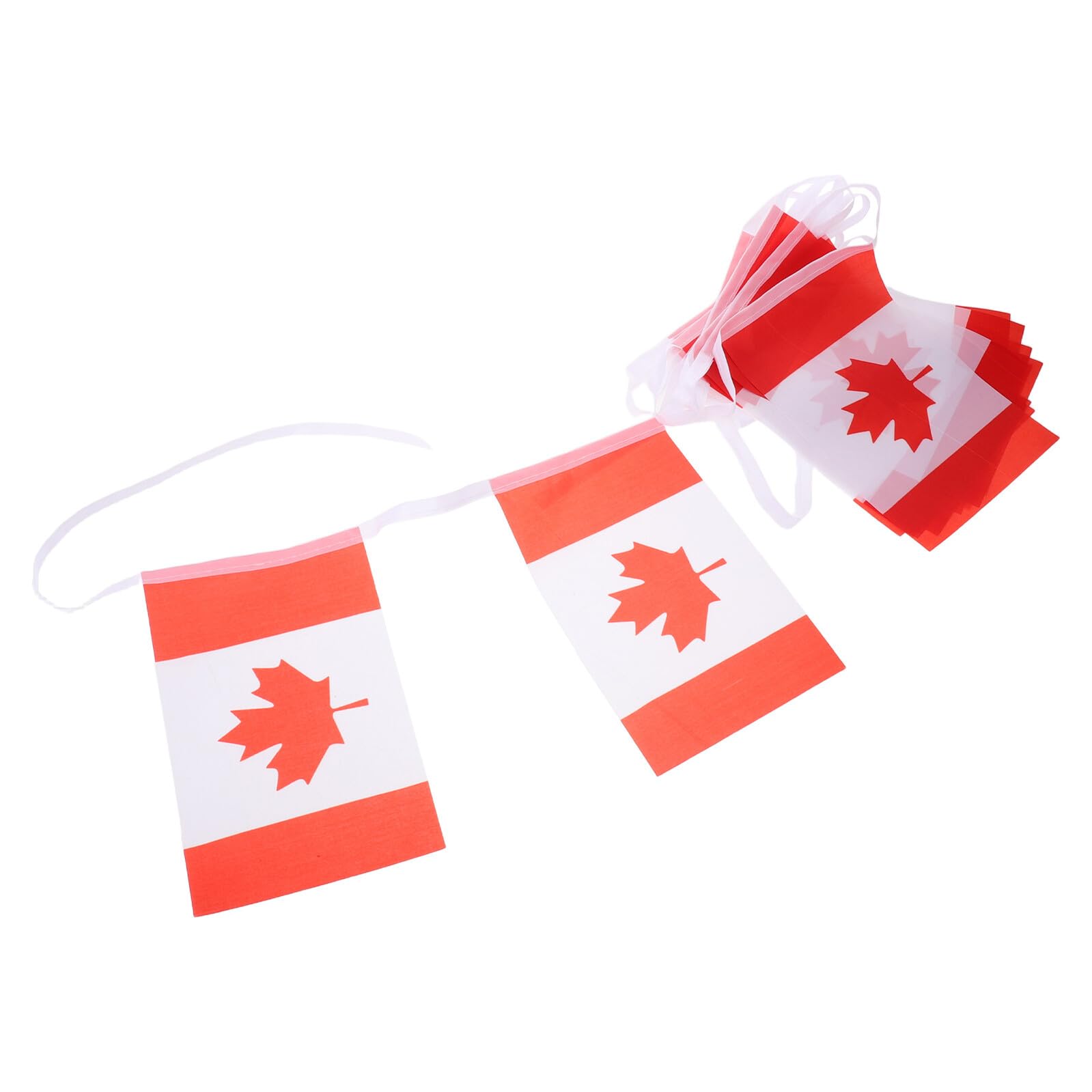 Guirlande de Fanions Canada en Tissu pour Décorer Facilement Vos Événements et Fêtes Extérieures