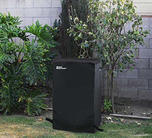 Simple Houseware 40-Inch Heavy Duty Waterproof Square Electric Smoker Grill Cover, Weather-Resistant Polyester #TOP4