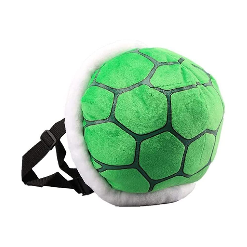 Mario Series Plush Toys Koopa Troopa Backpack Turtle Shell Green Soft Stuffed Cartoon Toys 30CM (Green Troopa), 12 inches