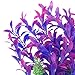 uxcell Plastic Aquarium Tank Aquatic Plant Grass Landscape Decoration 22cm Purple