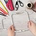 FIHODONE 2 Stück Taschenrahmen Verschluesse U-Förmige 16cm 20cm, Taschenbügel Taschen Verschluss Aluminiumlegierung, taschenbügel Metall für DIY Geldbeutel Handtasche Taschenzubehör