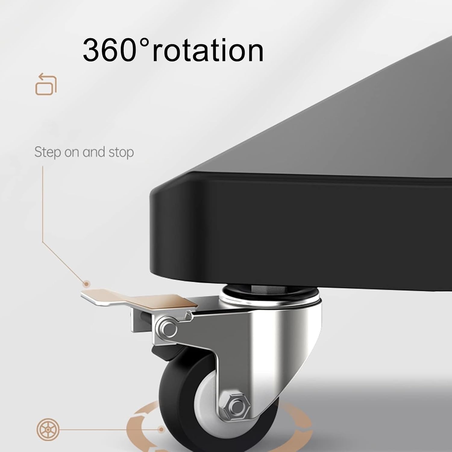 Mobile TV Cart on Wheels - Rotating TV Cart, on Wheels Portable Floor TV Stand Holds, for 32-65 Inch LED Flat Sn, Up to 100kg, Horizontal and Vertical Sn Fixed