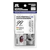 Inwerk 1NMORE 5v5 Flag Football Wristbands Playbook, 99pcs Play Stickers for Youth Football Wrist Coach, Quick DIY Wristband for Coach & Quarterback (QB) Players (Playbook, 5 on 5)