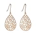 Produktbild Ohrringe für Damen, Handmade Petal Ohrringe with Sterling Silver, Teardrop Earrings, Hypoallergenic Jewelry Gift(Gold)