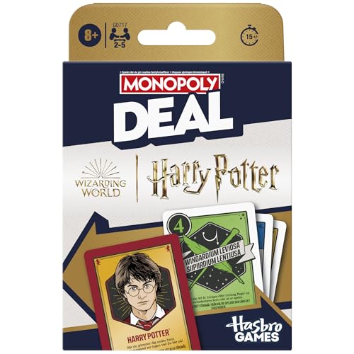 Monopoly Deal: HARRY POTTER-kortspel - Finsk-svensk version
