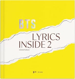 BTS LYRICS INSIDE 2 - Official BTS Merchandise, 10 Beloved BTS Songs Full Lyrics Interpretations (The Most Beautiful Moment in Life Series & Proof), Kpop Merch, Christmas Gift, Holiday Gift Ideas