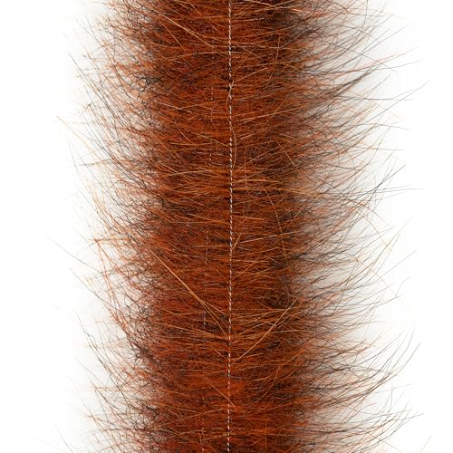 EP Foxy Brush - 1.5" - Hot Orange/Black, 1.5" 2-Pack