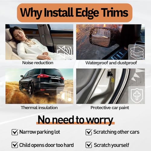 Car Door Edge Guards 16.4Ft