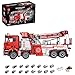 Produktbild ASPAS Technik LKW Feuerwehrauto Modell, 5030 Teile Technik Feuerwehr LKW mit Kran, 13 Motoren Bauset Kompatibel mit Lego Technik (Upgrade Version)