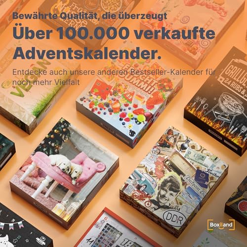 BOXILAND® Hunde Adventskalender 2025 [MIT 24 LECKERLIES] – Weihnachtskalender Geschenk – Geschenkidee Hunde (Hergestellt in DE)