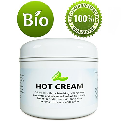 Hot Cream for Belly Fat - Antioxidant Slimming Cream for Men & Women with Anti Aging & Scar Fading Benefits - Anti-Cellulite Moisturizer for Dry Skin With Essential Oils Lavender Rosemary & Oregano