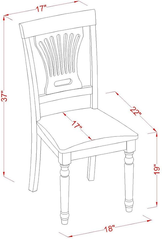 East West Furniture Antique 3 Piece Set for Small Spaces Contains a Round Table with Pedestal and 2 Linen Fabric Kitchen Dining Chairs, 36x36 Inch, Buttermilk & Cherry