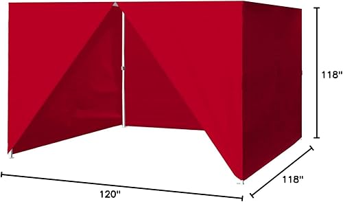 Miniatura 90 de Eurmax USA - Paredes con cierre completo para toldo desplegable de 10 x 15 pies, kit de 4 paredes solo (negro) Blanco,Verde bosque,Verde (Field