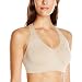 Hanes Women's Cozy Racerback Bra, Nude Heather, Small