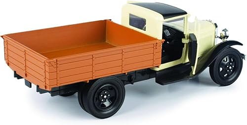 Miniatura 2 de Motormax 79377crm - Camión pickup modelo AA modelo modelo fundido a troquel serie 124 color crema y negro
