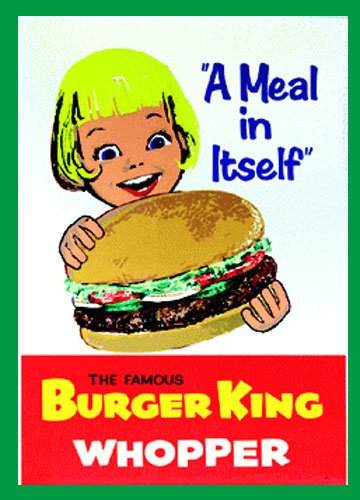 バーガーキング　BURGER KING　ポスター