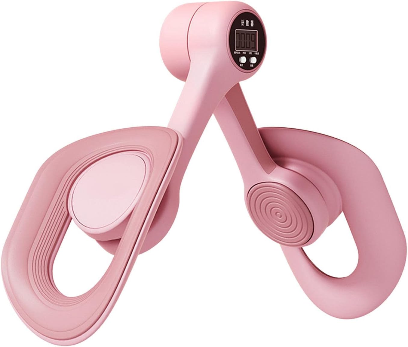 Thigh Master Anti Slip 360 Rotation Kegel Exercise Device for Yoga Girls Pink no Counter 30cm