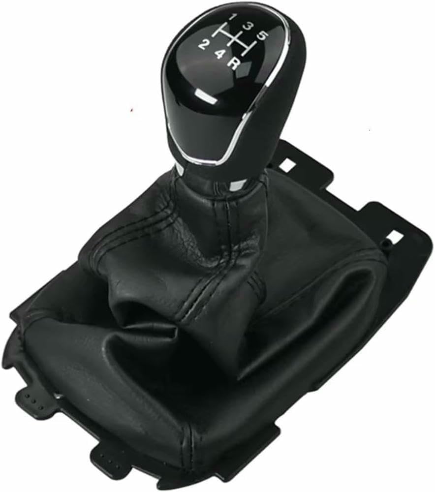 GZNBB Car Manual Gear Shift Knob Boot Cover Gaiter Lever Shifter Handle Stick, for Ecosport 2013-2018