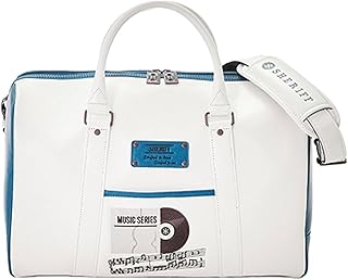 ミュージックシリーズ ボストンバッグ SMU-004BB 2025 ホワイト×ターコイズ