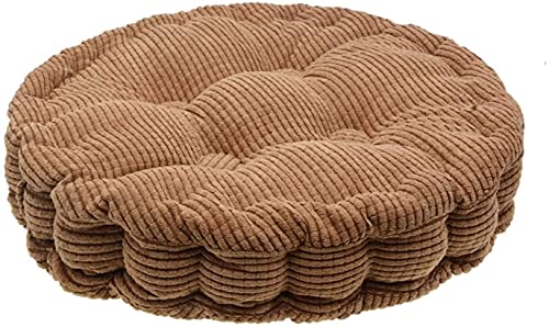 Saim Round Chair Cushions Thickened Tatami Cushion Pillow Pads For Home Office Car Seat, Brown #TOP3