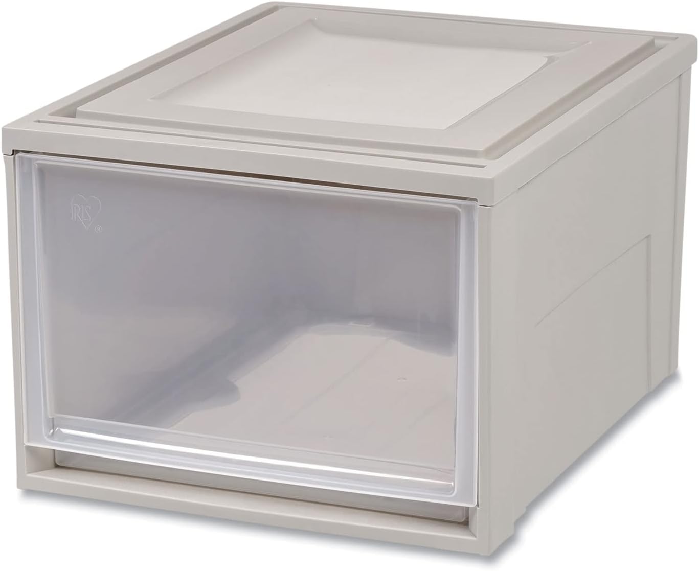 Iris Deep 1 Drawer Stackable Storage, Gray
