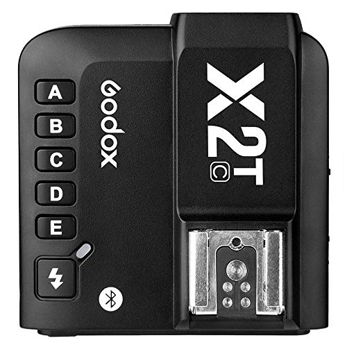 Godox 2X Tt600 Hss 2.4G Wireless Master/Slaver Flash Speedlite & Receiver Godox X2T-C Remote Trigger Transmitter Kit Built-In Godox X System Compatible For Canon Cameras #TOP3