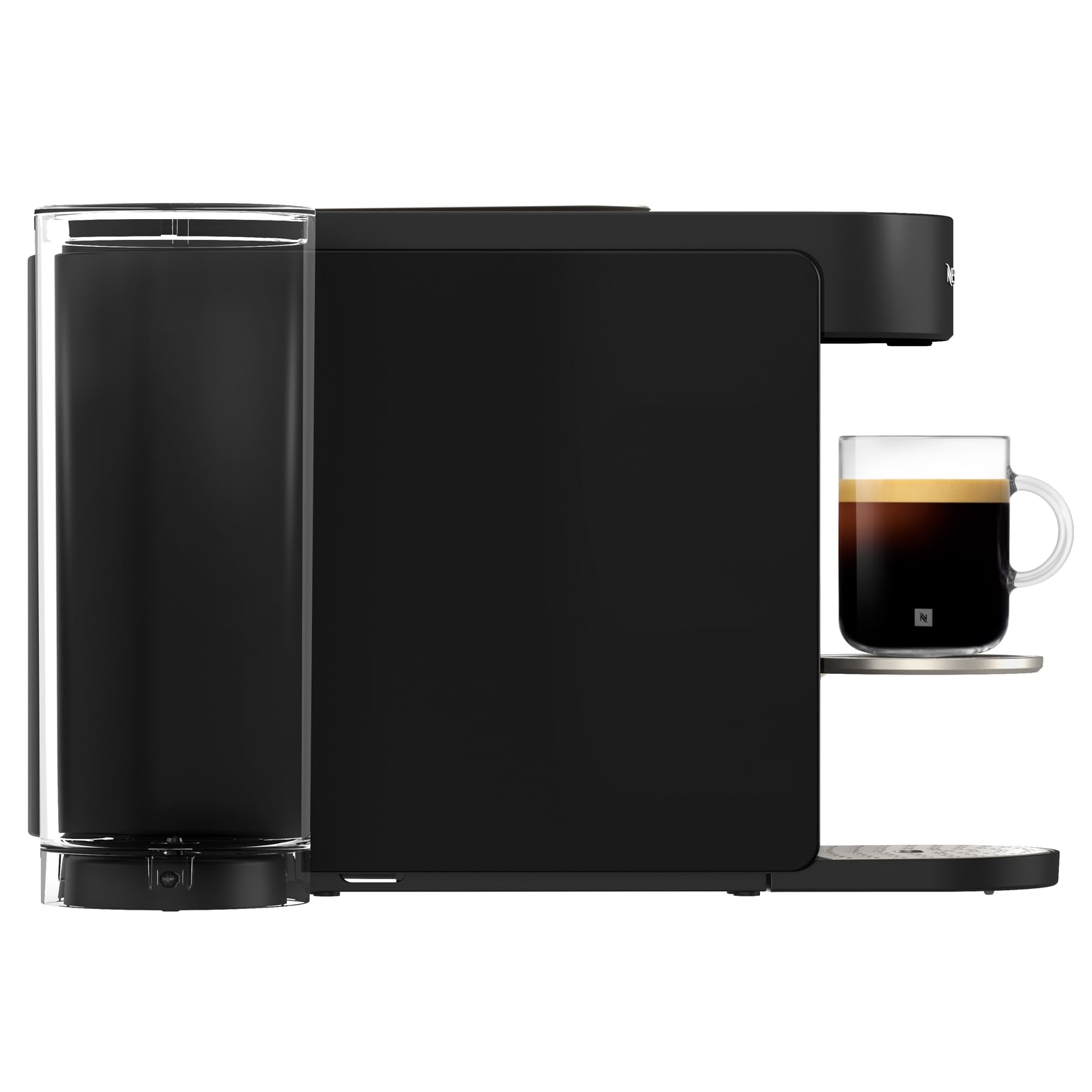 KRUPS Nespresso Vertuo Up, Cafetera de Cápsulas, Depósito 1,4L, Negra | 7 Tamaños de taza, Nespresso Smart, Lista en 3 segundos, Apagado automático, Cápsulas Nespresso Vertuo, XN9408