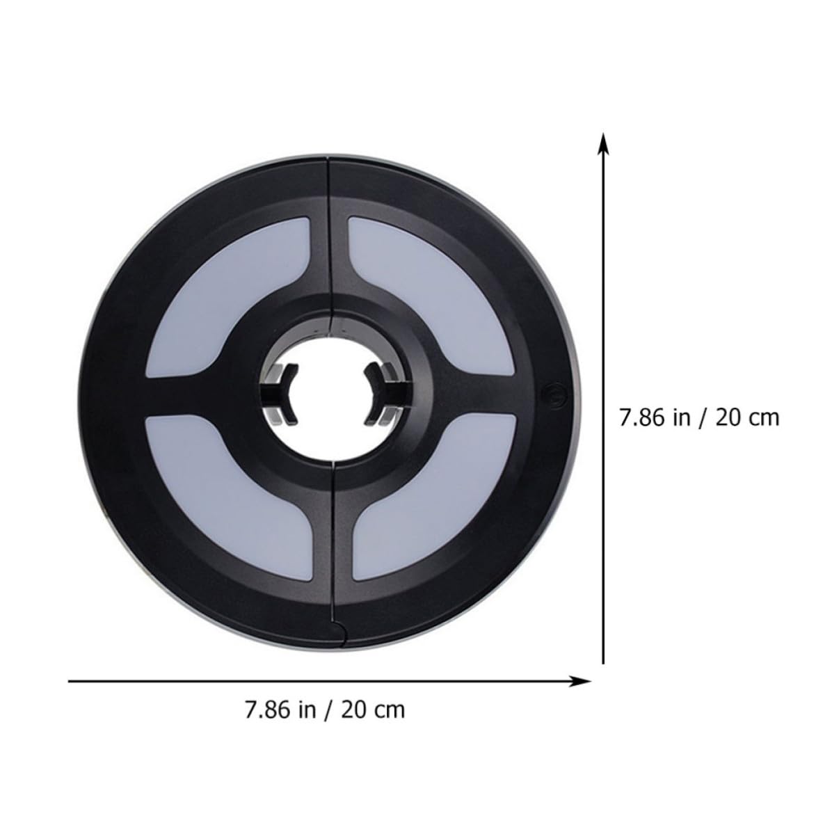 Luz de Paraguas LED 2.5w para Camping y Patio, Negro