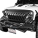 Hooke Road for Jeep JK Shark Grill Matte Black Front Grille Grid Compatible with Jeep Wrangler JK 2007-2018 Rubicon Sahara Sport Unlimited