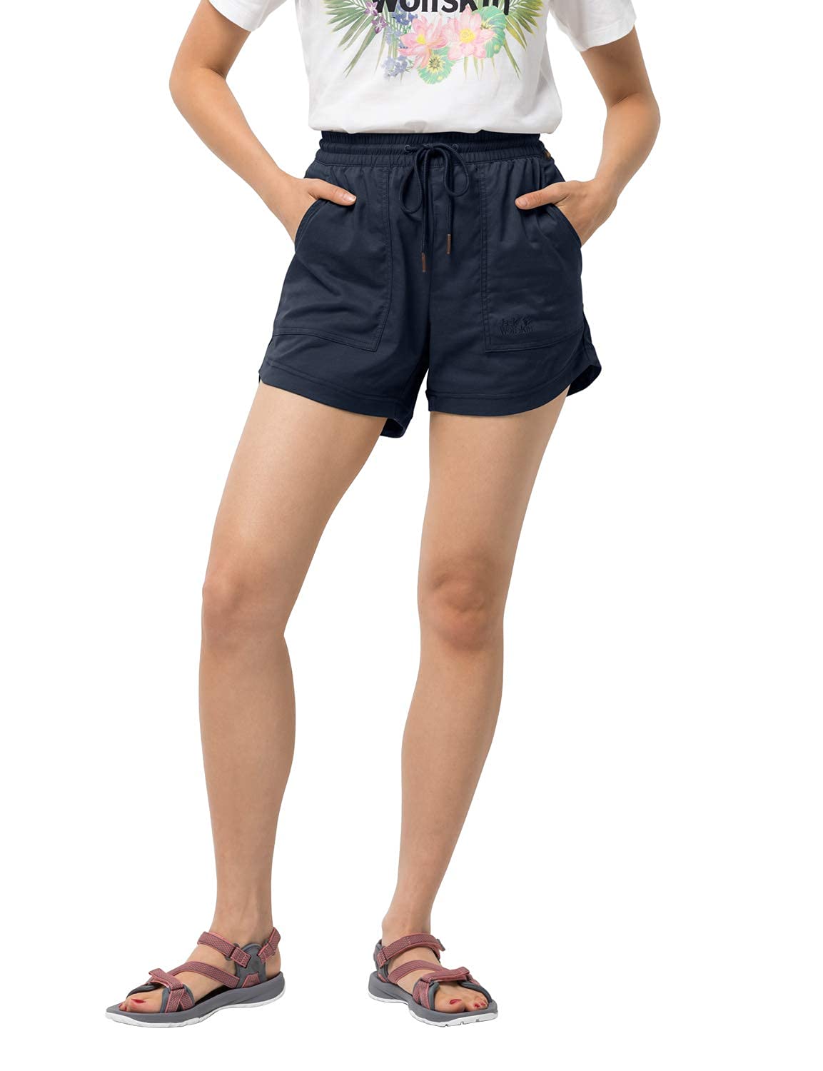 Jack Wolfskin Women's Senegal Shorts, Midnight Blue, XL