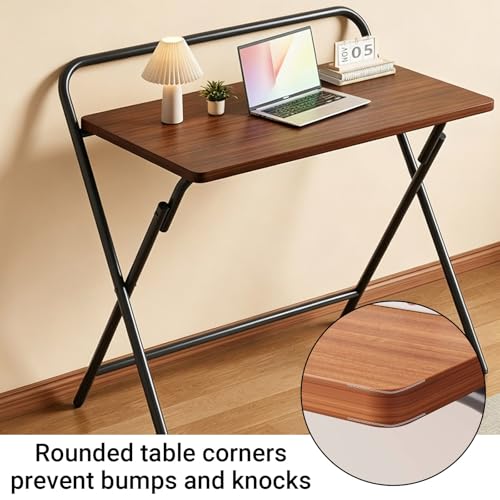 Table d'étude pliable gain de place petit bureau d'ordinateur robuste