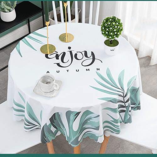Nappe ronde moderne multifonctionnelle pour protéger table et bureau XL