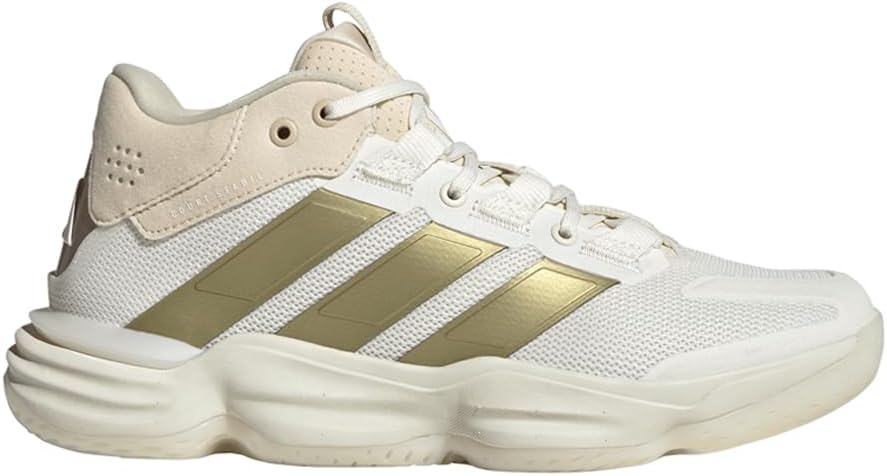 adidas Women's Ftwwht/Broyal/Tmsoor Courtstabil W FTWR whiteBright Royal/Team Solar Orange 6 US