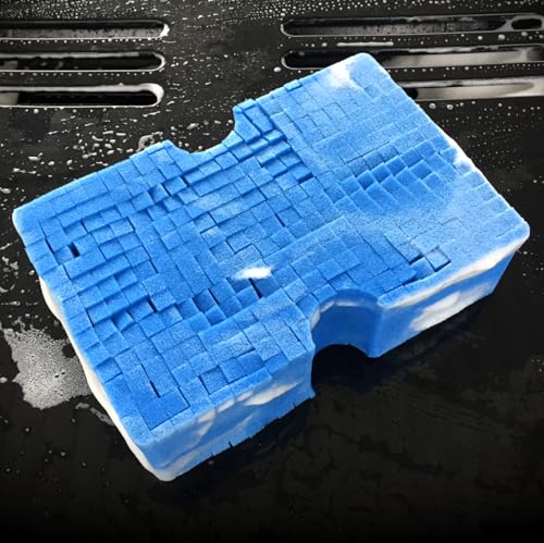 Sudz Budz® Premium Jumbo Foam Grid Car Wash Sponge 1pc | Anti-Marring Sponge for Soap and Rinseless Washing | Cross-Cut, Easy Grip, Large Sponge. Durable, Soft, Scratch-Free Car Cleaning and Detailing by Sudz Budz - Image 7