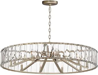 Odeon - 10 Light Chandelier-9.5 Inches Tall and 40 Inches Wide-Golden Silver Finish -Traditional Installation