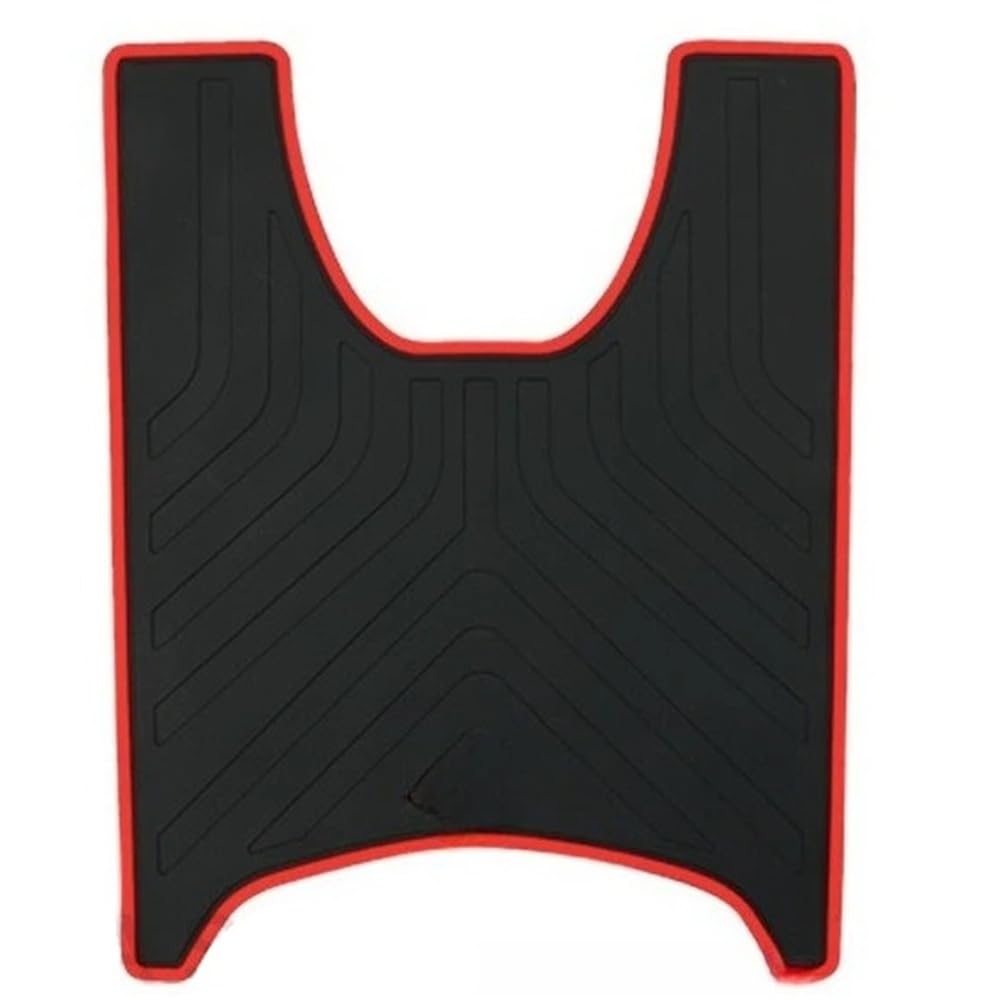 Pedane in gomma impermeabili e adatte for moto for bici elettriche N NPLAY/N1/N1s/NQi(Black red edge)