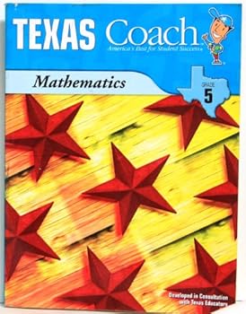 Paperback Texas Coach - Mathematics Grade 5 - Texas Edition Book