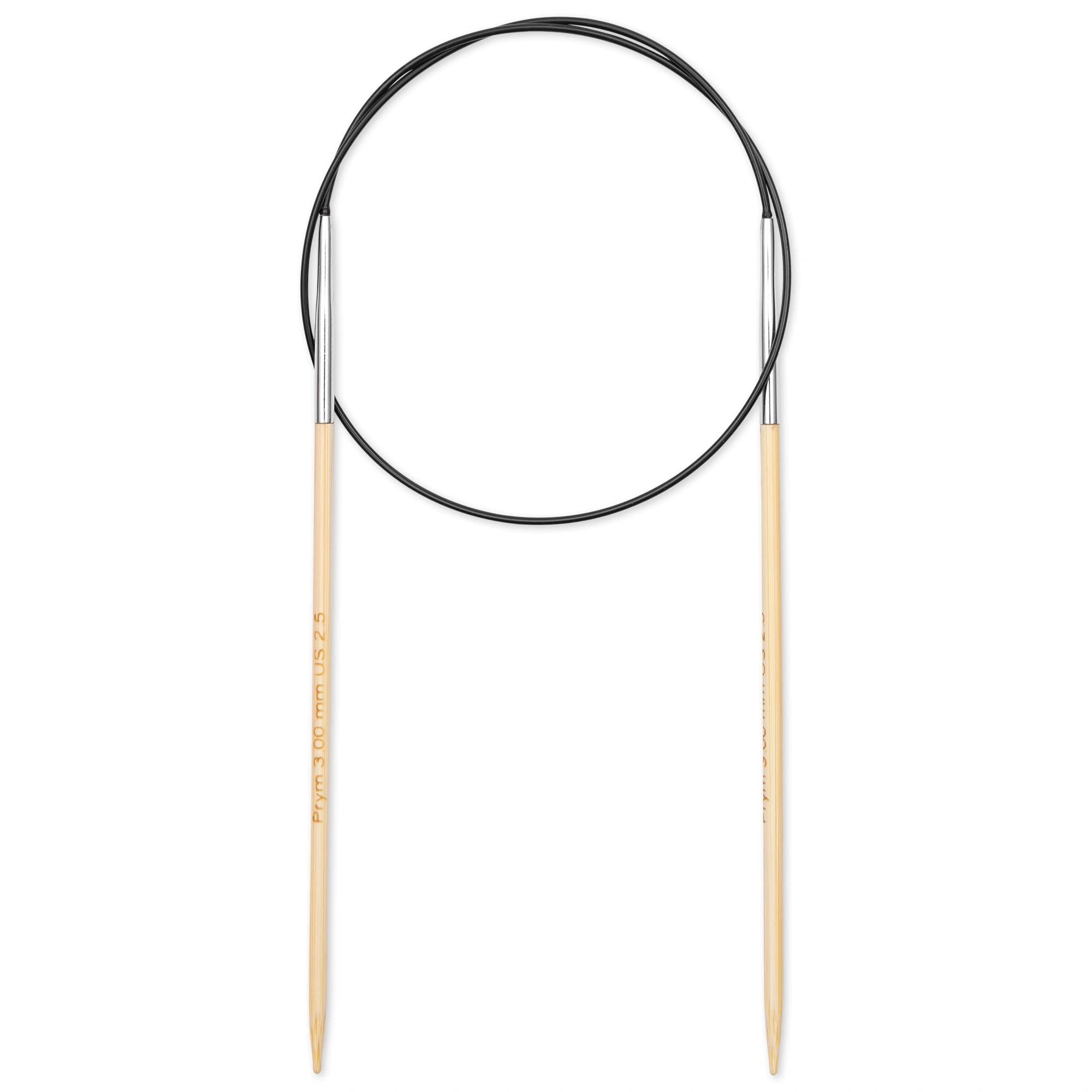 Prym - Prym 1530 Bamboo (60cm, 3.00mm) Circular Knitting Needle - 1 Unit, Wood-coloured - Image 2
